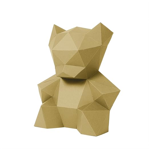 Papershape 3d Teddy Bär Aus Fsc Papier Ohne Kleben Geschenk