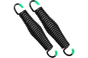 LONGADS 2Pack Premium Porch Swing Springs,1300lb Heavy Duty Springs, Rust Resistant Swing Springs, Spring for Swing Hammock Hanging Chair Spring for Hammock Spring,Porch Swings,Indoor Outdoor Hanging Kit