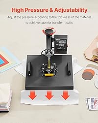VEVOR 2 in 1 Heat Press Machine for T Shirts and