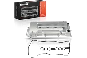 A-Premium Upgraded Aluminum Engine Valve Cover with Valve Cover Gasket Compatible with Toyota Corolla 2000-2002/2005-2006, Ma