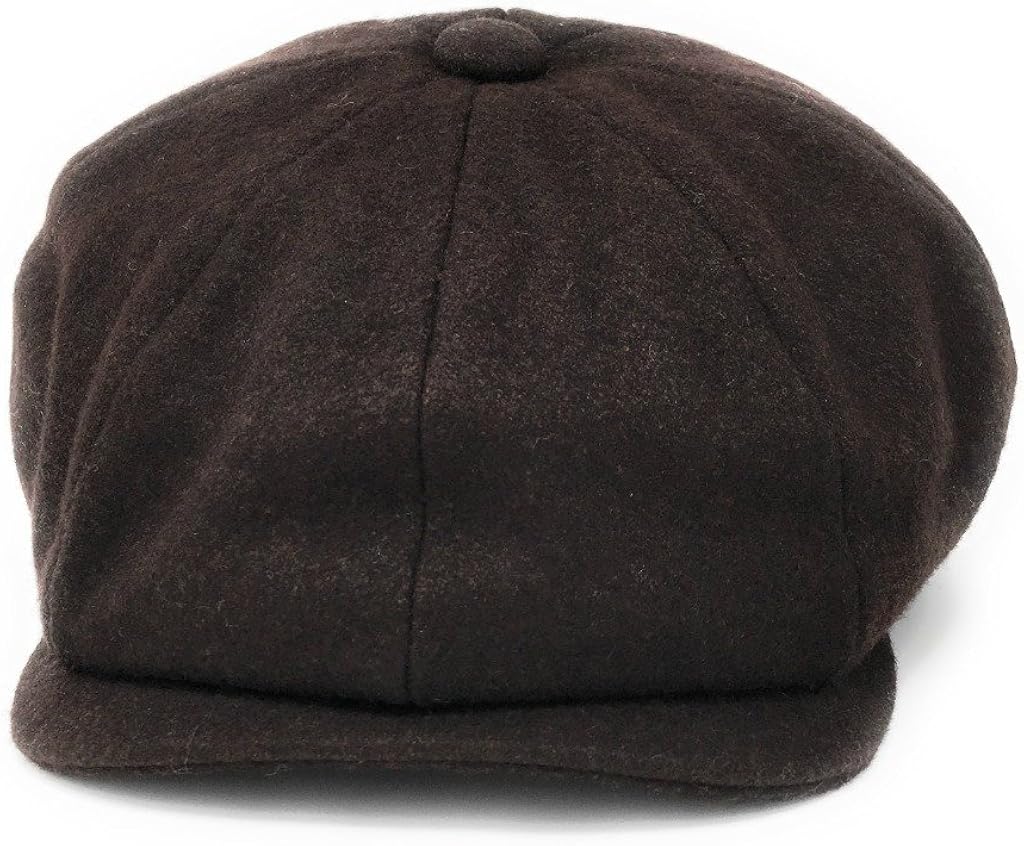 8 panel flat cap