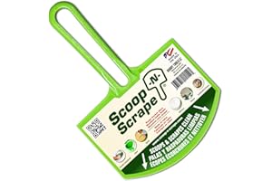 BUDDY TOOLS LLC Buddy Tools Scoop-N-Scrape - Efficient Bucket Scoop for 5-Gallon - Lightweight and Durable Curved Bucket Trowel - Made with Heavy-Duty Nylon - Scrapes Clean, No More Shavings