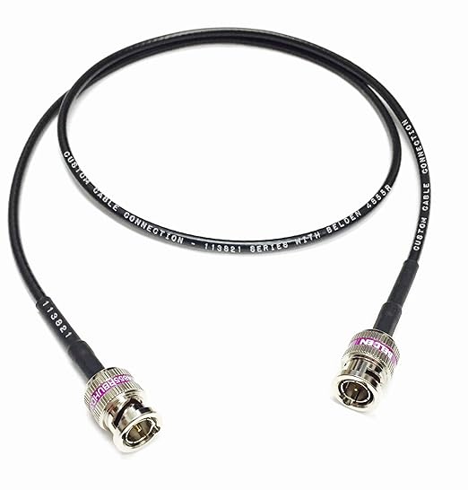 Custom Cable Connection Mini RG59 Belden 4855R 23AWG 4K UHD ...