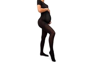 sofsy All-Day-Support Maternity Tights for Women - Italian Buttery-Soft & Breathable 50 Den Opaque Pregnancy Pantyhose