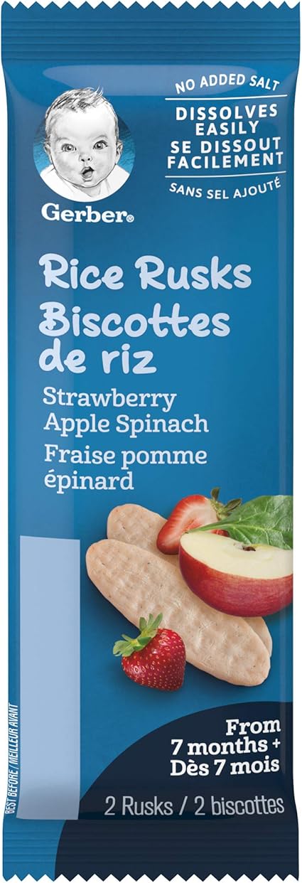 strawberry rice rusks