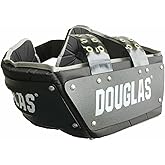 Douglas Football Junior 4" Wrap-Around Rib Protector Pro Series, Black
