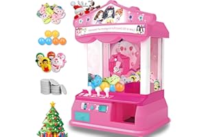 ANBURI Large Claw Machine for Kids, Princess Toys Claw Machine for Kids, 3 Year Old Girl Toys, Toys for Girls 8-10, Vending Machine Girls Toy Age 6-8, Cute Pink