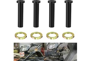 ONYUOKU Front Suspension Control A Arm Long Bushing Replacement with Spacer for Polaris RZR 570 800, Sportsman 400 500 570 600 700 800, Scrambler 500, Magnum 330 500, Trail Blazer 250 330, Trail Boss, Hawkeye
