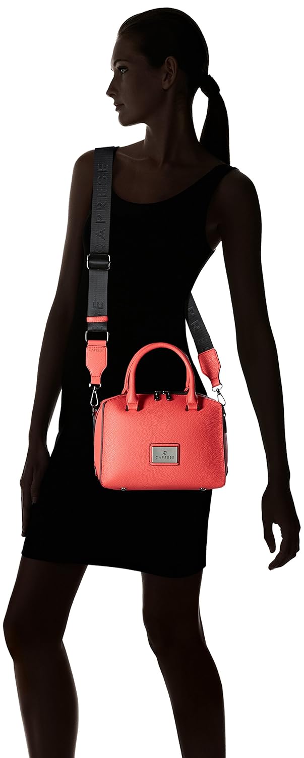 caprese cuba women's satchel (bright coral) ()