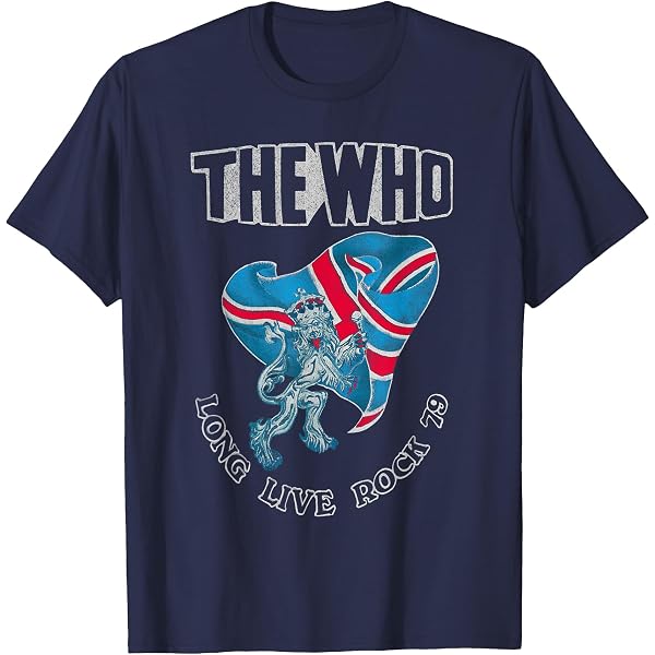 The Who Target Texture Maglietta Ufficiale Uomo Unisex - Cotone, Manica Corta, Taglia Large