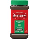 Community Coffee Cafe Special Decaf Blend Instant Coffee, Medium-Dark Roast, 7 oz Jar (Pack of 1)