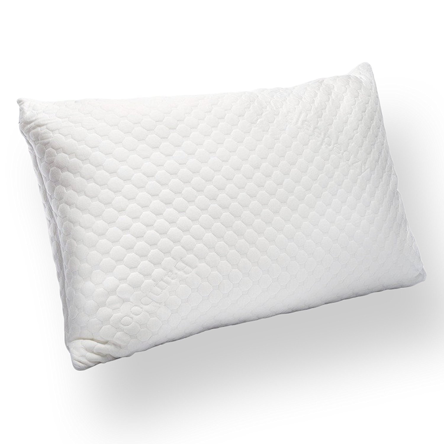 Simply Sova Premium Bamboo Shredded Memory Foam Pillow Side