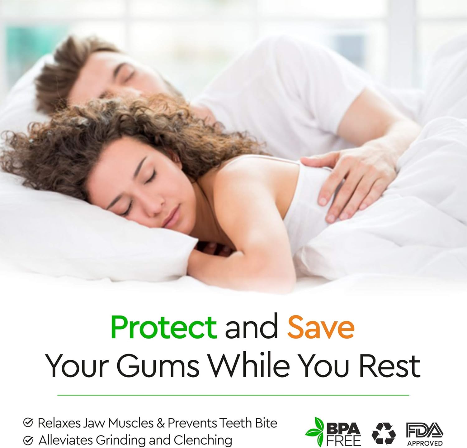 Professional Mouth Guard for Grinding Teeth, 2 Sizes, 4 Pieces Mouthguard, Moldable Night Guards for Teeth Grinding, Night Guard Eliminates Bruxism & Teeth Clenching, Antibacterial Dental Guard Case: Health & Personal Care