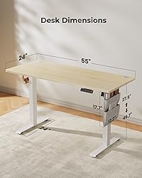 Marsail Electric Adjustable Height Standing Desk