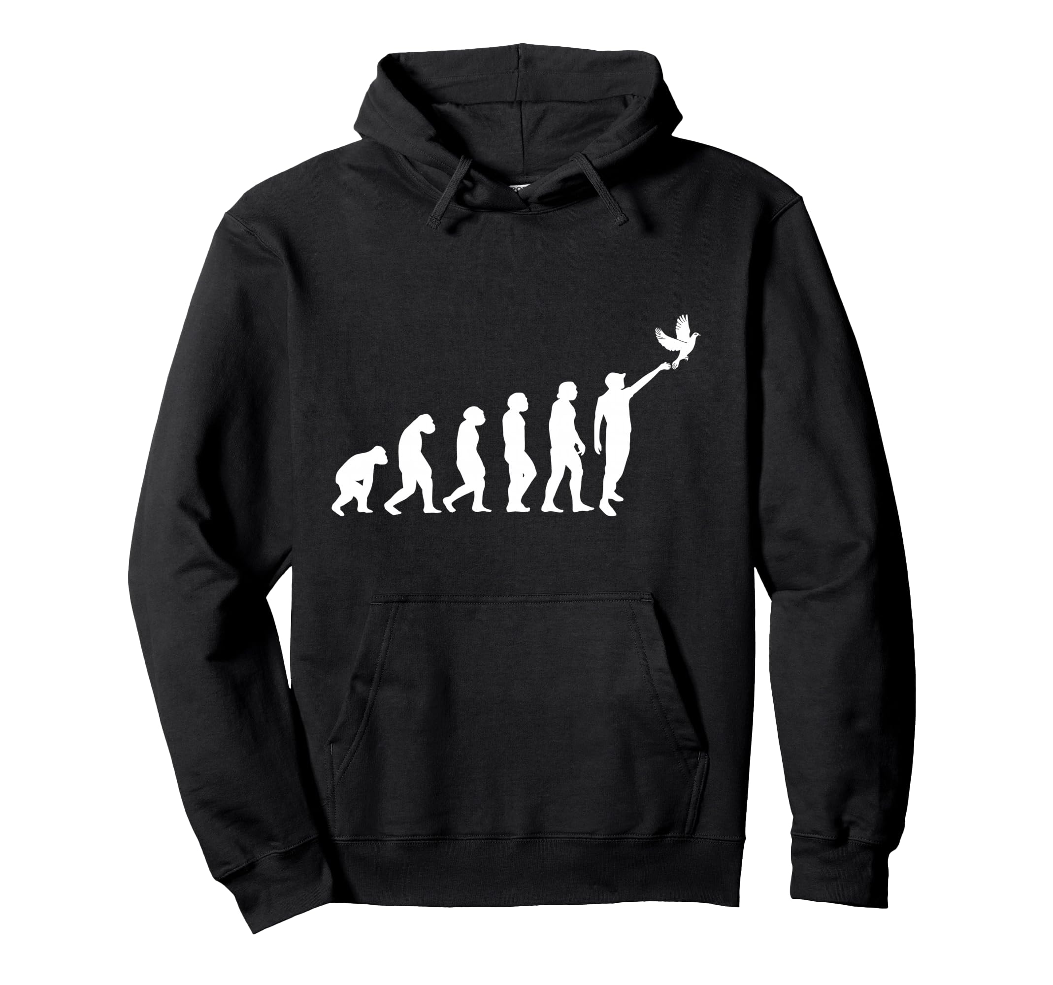 Pigeon breeder breeding pigeon racing Evolution Pigeon Pullover Hoodie