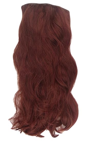 Amazoncom Media Peluca Hairpiece Clip En Una Pieza Extra