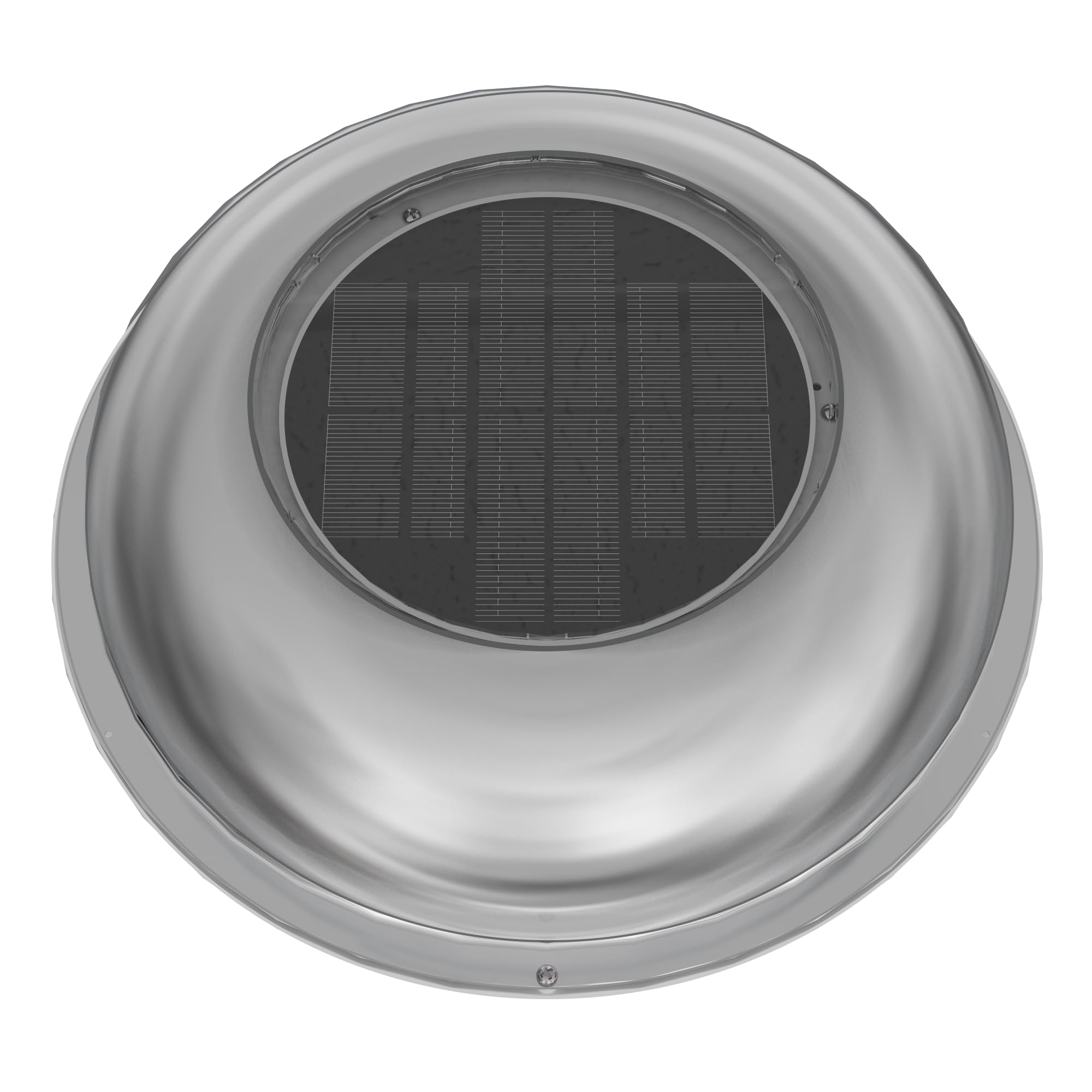 DC HOUSE Solar Powered Fan Roof Fan Vent Exhaust Fan Stainless Steel 5 ...