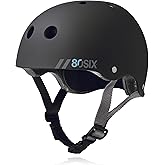80SIX Triple Certified Multisport Helmet - Ideal for Bike, Scooter, Skateboard, Roller Skate and Inline Skate