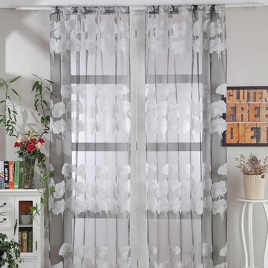 Amazon Com Beyonds Sheer Curtains Panels For Living Room Fresh