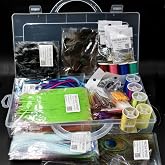 Feathers Fur Thread Crystal Flash Line Hooks Fly Tying Materials Starter Kits