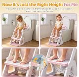 Orzbow Potty Training Toilet Seat 2 in 1 with Stable Triangle Structure view 3