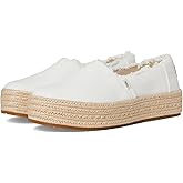 Toms Womens Valencia Wide White 1 5.5 Wide