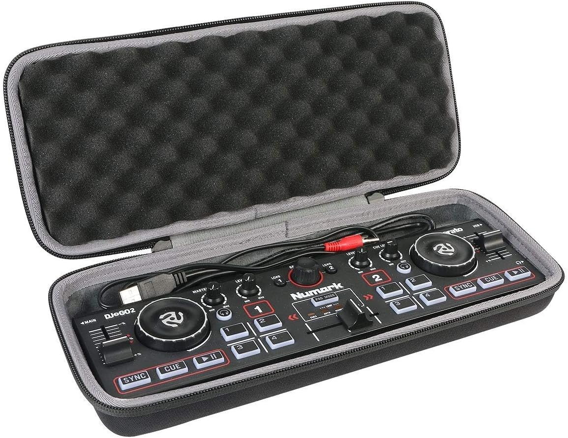 co2CREA Storage Carry Travel Hard Case for Numark DJ2GO2 /DJ2GO2 Touch Ultra Portable DJ Controller,Case Only