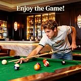 Genubi Industry Pool Cue Sticks 58 Inch Set of 2 Hardwood 2-Piece Billiards Cue view 2