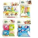 Torune Food Picks Bento Lunch - Sea Animal/Dog and Cat/Mini Container/Soy Sauce Case - 4 Kinds Set (Multi 4pc - A)