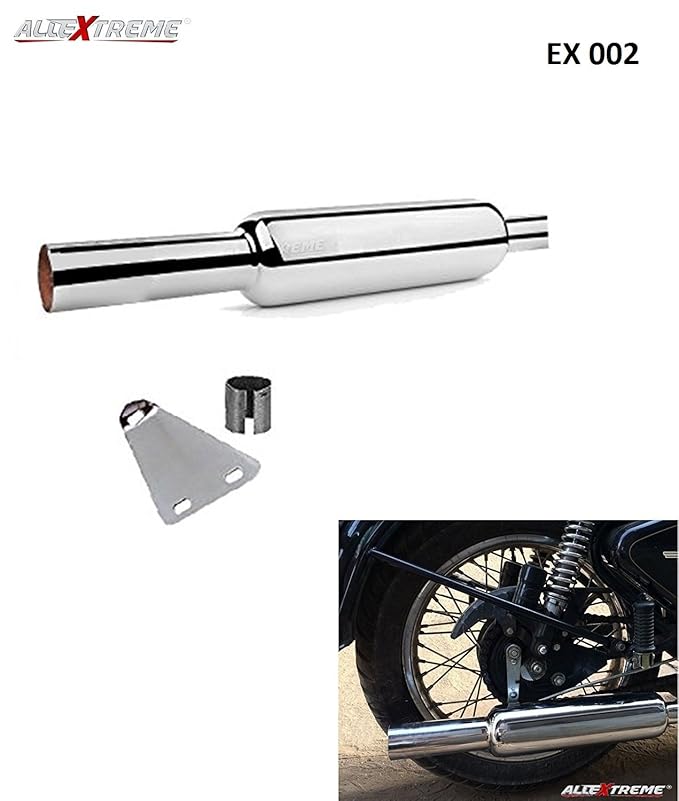 AllExtreme EX002 Empty Silencer Exhaust with Bush for BS3 and BS4 Model