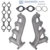 Engine Swap Cast Manifold Replacement for Chevy LS1 LS2 LS3 4.8 5.3 6.0 | 9988-R-BLEM, Iron
