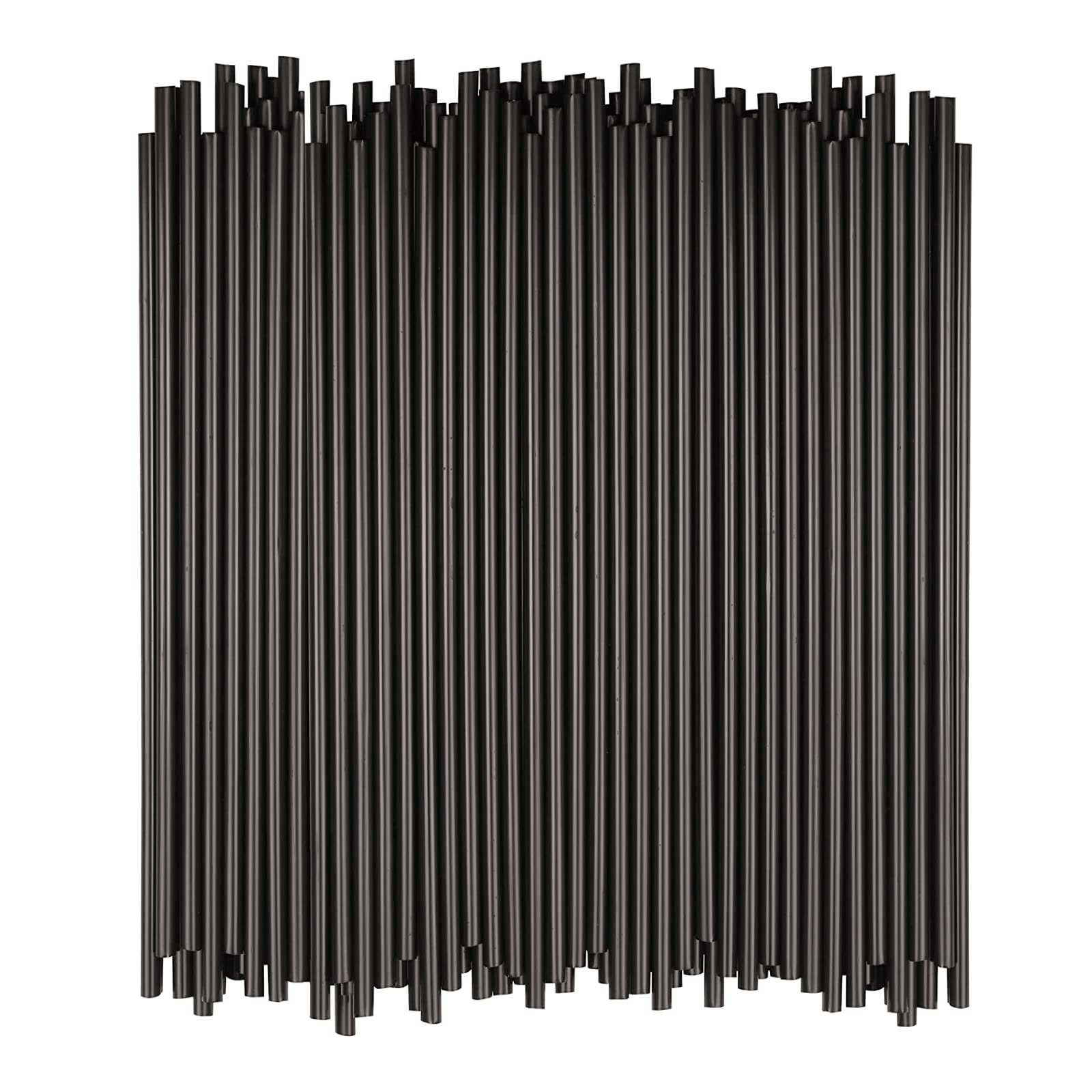 Photo 1 of Armrouns 100 Pack Plastic Straws, 10 inch Long Disposable Straw individually wrapped. (10 inch)
