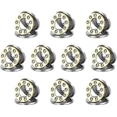 HiPicco Thrust Ball Bearings, 10pcs F5-12M Miniature Plane Axial Ball Bearing 3-in-1, 5mm x 12mm x 4mm Chrome Steel Single Direction