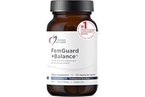 Designs for Health FemGuard + Hormone Balance for Women - DIM, Black Cohosh, Calcium D-Glucarate, EGCg Green Tea Extract & Chaste Tree Supplement for Mood Support & Estrogen Metabolism (120 Capsules)