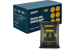 wisedry 10 x 500 Grams [11 lbs] Silica Gel Packets