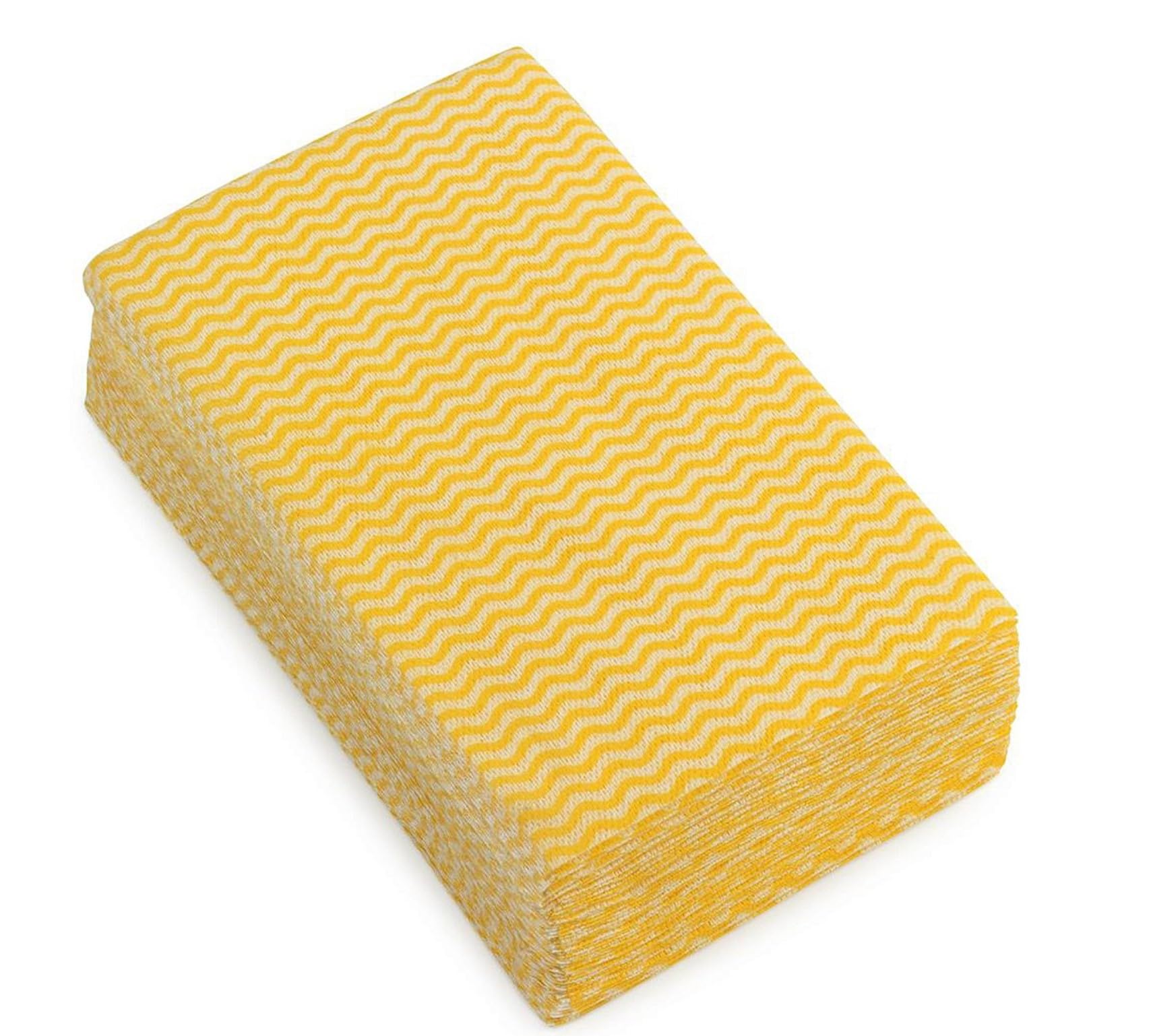 JANTEX CPD30025 2Work All-Purpose Cloth 600x300mm Yellow (Pack of 50) 102840YL