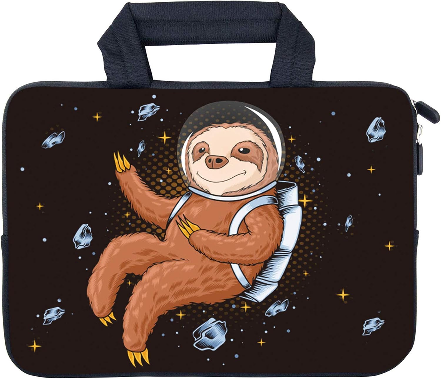 AMARY 11.6" 12" 12.1" 12.5 inch Laptop Handle Bag Neoprene Notebook Carrying Pouch Chromebook Sleeve Ultrabook Case Tablet Cover Fit Apple MacBook Air HP DELL Lenovo Asus Samsung (Sloth)