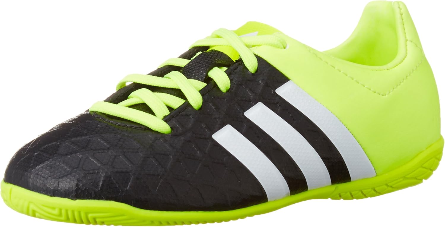 adidas Boys'' ace15.4 Indoor Football Boots Gelb (Core Black/FTWR  White/Solar Yellow), 12.5K: Amazon.co.uk: Shoes \u0026 Bags
