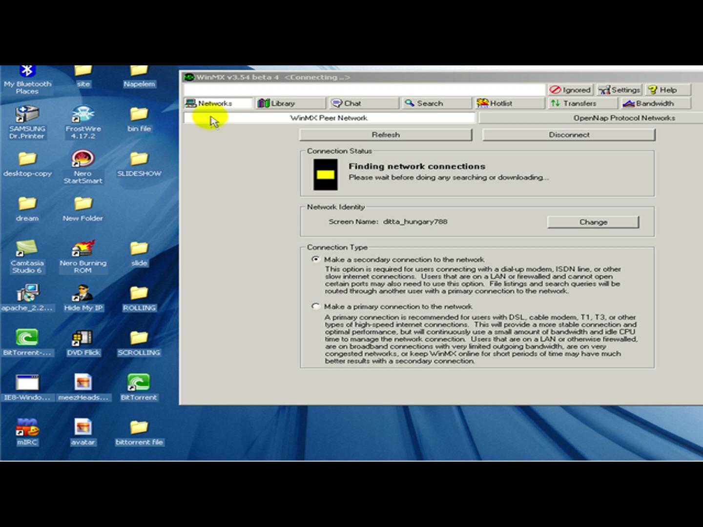 How to Set Your Bandwidth Throttle on WinMX