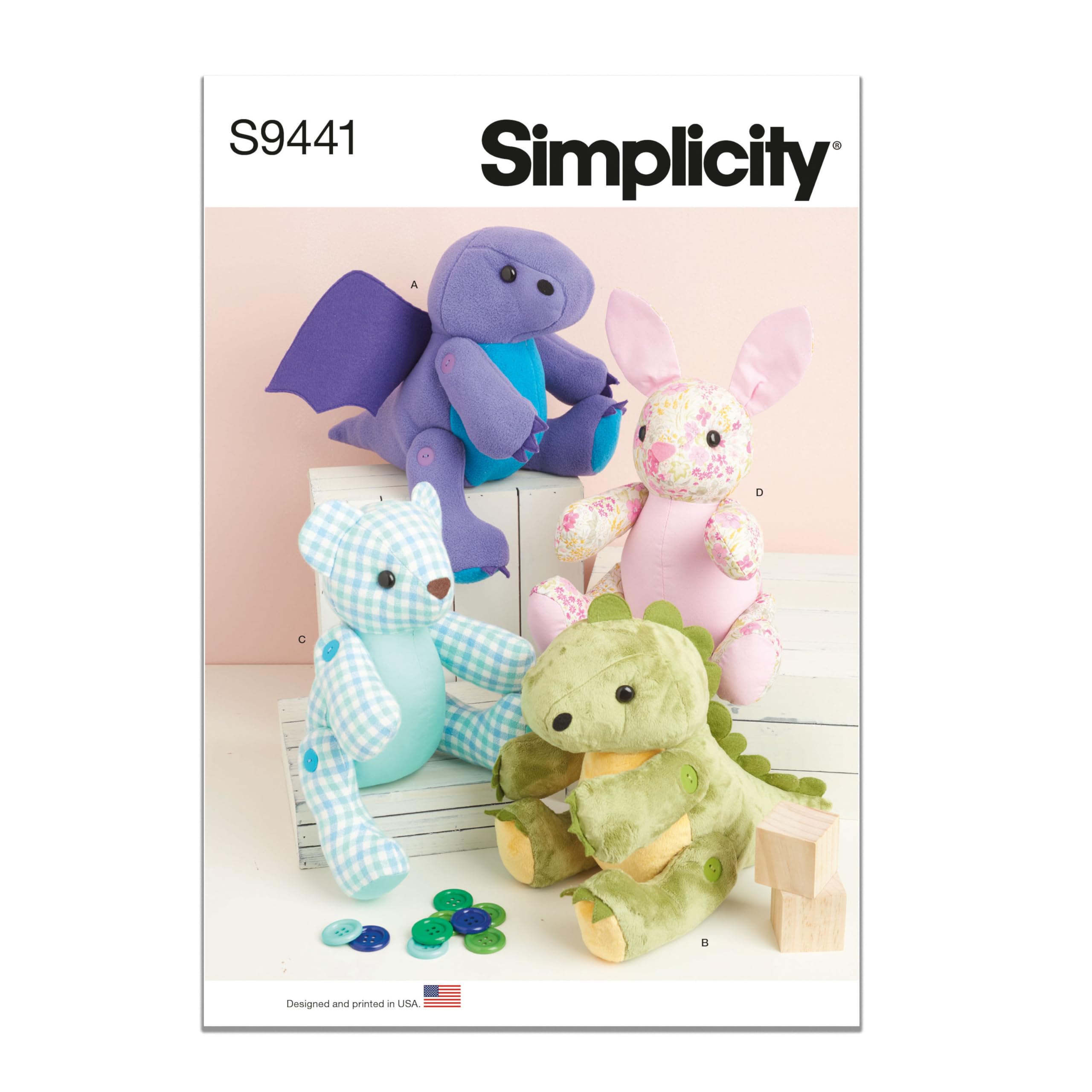 Simplicity Chubby Puppy, Lamb, Bunny, Kitten, and