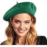 French Wool Beret Hats for Women Man Solid Color Classic Beanie Winter Cap Painter Berets.