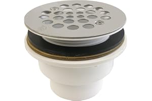 LASCO 03-1182 PVC Fiberglass Shower Drain, 2",
