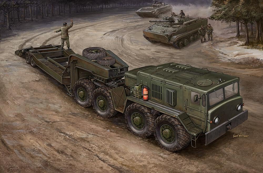 Trumpeter 1:35 - MAZ537G Soviet Tank Transporter (Late)