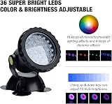 Lychee RGB Waterproof Underwater Spot Lights Set of 3 with Remote DC12V view 4