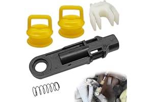 PLEOOS Transmission shifter linkage Cable Kit 14104 15276979 52855956AG Compatible with Chevy Silverado 1500 2500 3500 4.3L 5.3L 6.0L 6.2L 6.6L Buick Cadilac GMc JP RAM Dodge 2004-2020(5Pcs)