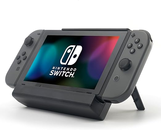 Amazon Com Nintendo Switch Battery Charger Case Zerolemon Switchpower mah Portable Backup Extended Battery Charging Case With Kickstand Game Card Slot For Nintendo Switch Black