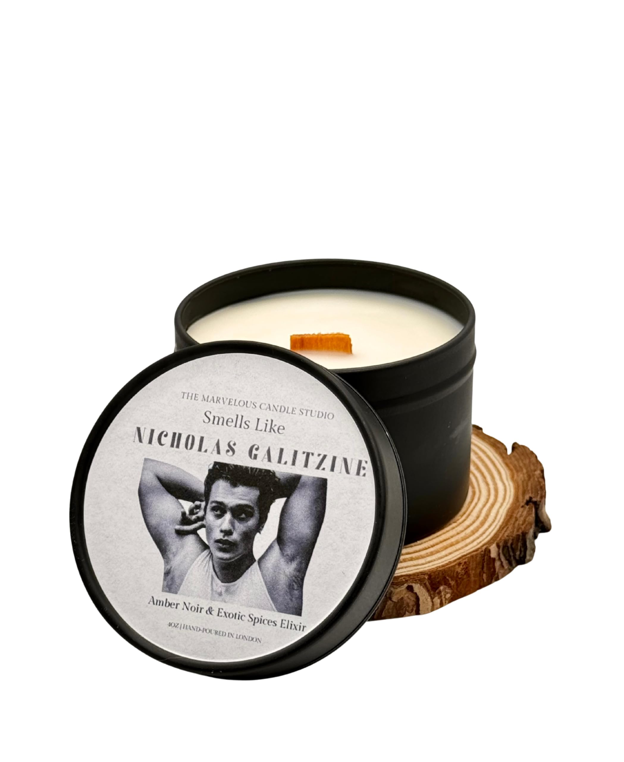 Smells Like Nicholas Galitzine | Pop Culture Gifts | Celebrity Candles | Vegan Candles| Funny Novelty Pop Culture Gift | Celebrity Candle | 4oz
