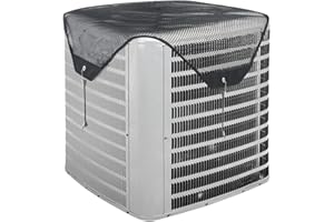 Jeacent Air Conditioner Covers For Outside Units Black,AC Cover For Outside Unit, Air Conditioner Leaf Guard Open Mesh (36"×36")