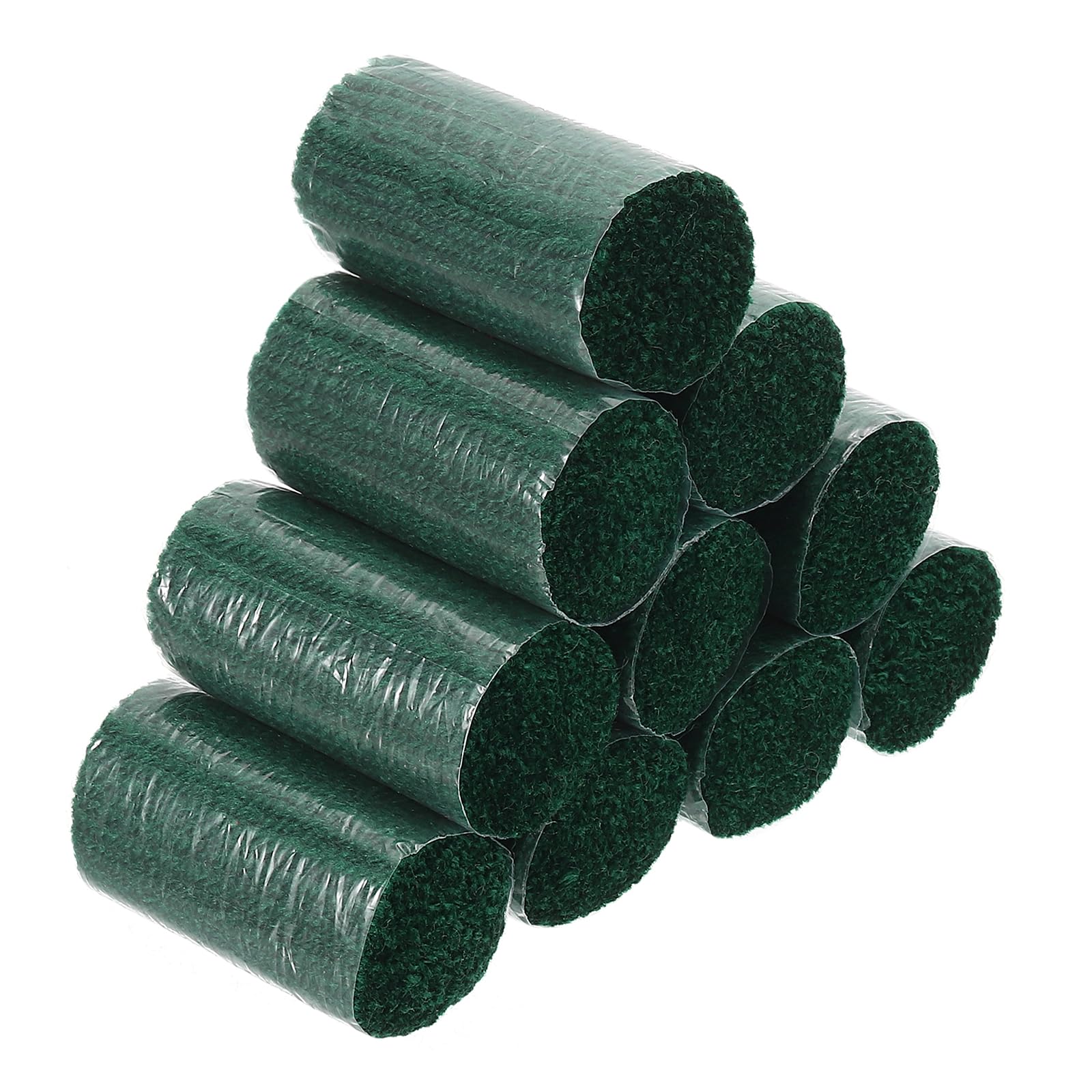 PATIKIL 10 Rolls Latch Hook Yarn, Latch Hook Kit Yarn Precut Hook Rugs Yarn Making Crochet Bundles for Latch Hook Rug Adults Beginners Tapestry DIY Craft, Dark Green