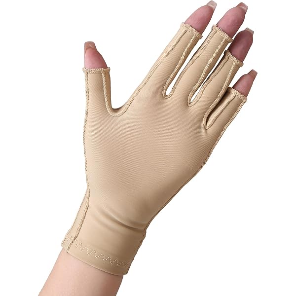 thumbnail image 2 of 2-Pairs Copper Compression Gloves For Arthritis Pain Relief - Full Finger Support For Men & Women 2 of 11